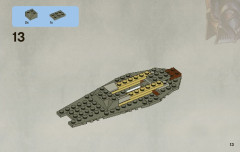 LEGO 7959 instructions page 13 – build guide