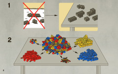 LEGO 7959 instructions page 2 – build guide