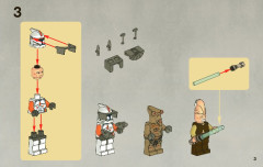 LEGO 7959 instructions page 3 – build guide