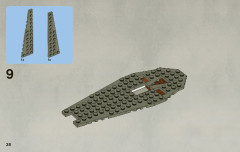 LEGO 7959 instructions page 38 – build guide