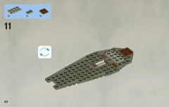 LEGO 7959 instructions page 40 – build guide