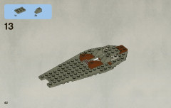 LEGO 7959 instructions page 42 – build guide