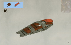 LEGO 7959 instructions page 45 – build guide