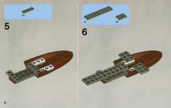 LEGO 7959 instructions page 6 – build guide