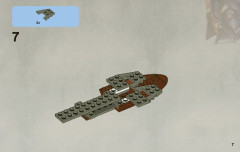 LEGO 7959 instructions page 7 – build guide