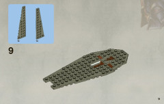 LEGO 7959 instructions page 9 – build guide