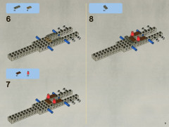 LEGO 7961 instructions page 9 – build guide