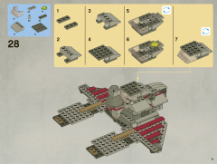 LEGO 7964 instructions page 9 – build guide