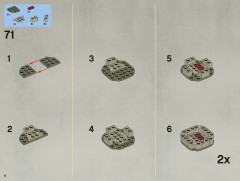 LEGO 7965 instructions page 6 – build guide