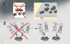 LEGO 7967 instructions page 2 – build guide