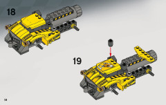 LEGO 7968 instructions page 18 – build guide