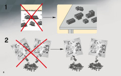 LEGO 7968 instructions page 2 – build guide