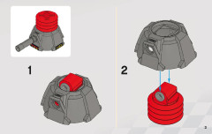 LEGO 7968 instructions page 3 – build guide