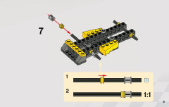 LEGO 7968 instructions page 9 – build guide