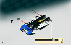 LEGO 7970 instructions page 12 – build guide