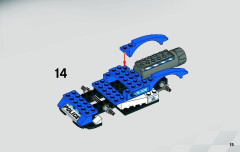 LEGO 7970 instructions page 15 – build guide