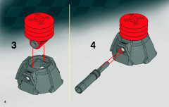 LEGO 7970 instructions page 4 – build guide