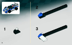 LEGO 7970 instructions page 6 – build guide