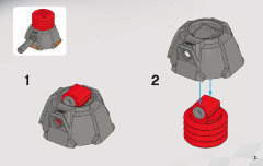 LEGO 7971 instructions page 3 – build guide
