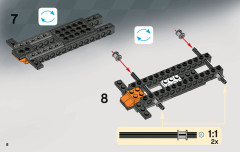 LEGO 7971 instructions page 8 – build guide