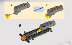 LEGO 7971 instructions page 9 – build guide