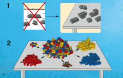 LEGO 7977 instructions page 2 – build guide