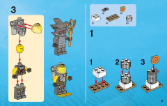 LEGO 7977 instructions page 3 – build guide