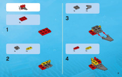 LEGO 7977 instructions page 9 – build guide