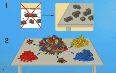LEGO 7978 instructions page 2 – build guide