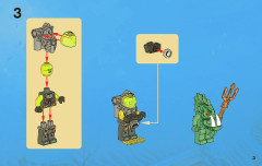 LEGO 7978 instructions page 3 – build guide