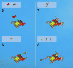 LEGO 7984 instructions page 8 – build guide