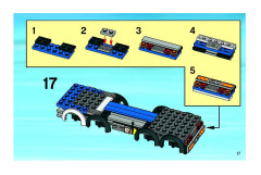 LEGO 7990 instructions page 17 – build guide