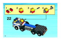 LEGO 7990 instructions page 22 – build guide