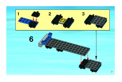 LEGO 7990 instructions page 7 – build guide