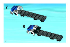 LEGO 7990 instructions page 8 – build guide