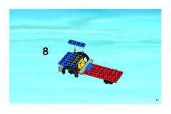 LEGO 7994 instructions page 9 – build guide