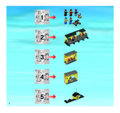 LEGO 7997 instructions page 2 – build guide
