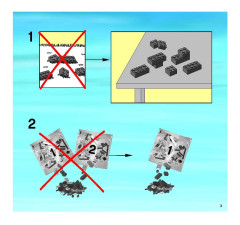 LEGO 7997 instructions page 3 – build guide