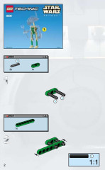 LEGO 8000 instructions page 2 – build guide