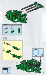 LEGO 8000 instructions page 43 – build guide