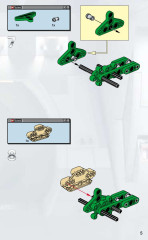 LEGO 8000 instructions page 5 – build guide