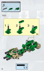 LEGO 8000 instructions page 68 – build guide
