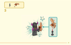 LEGO 80006 instructions page 17 – build guide