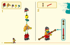LEGO 80006 instructions page 8 – build guide