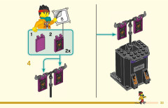 LEGO 80006 instructions page 33 – build guide