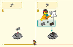 LEGO 80006 instructions page 8 – build guide