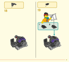 LEGO 80007 instructions page 21 – build guide