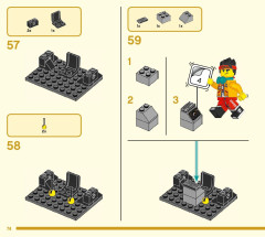 LEGO 80007 instructions page 74 – build guide