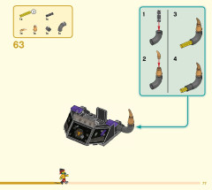 LEGO 80007 instructions page 77 – build guide