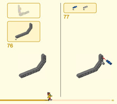 LEGO 80007 instructions page 85 – build guide